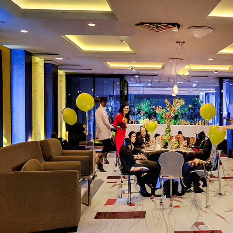 Corporate networking event at Accord Metropolitan with professional ambiance illustration